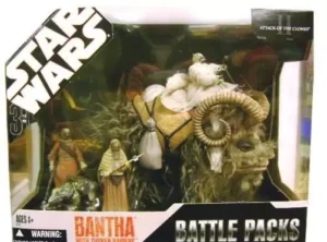 Bantha with Tusken Raiders (Dark Version)
