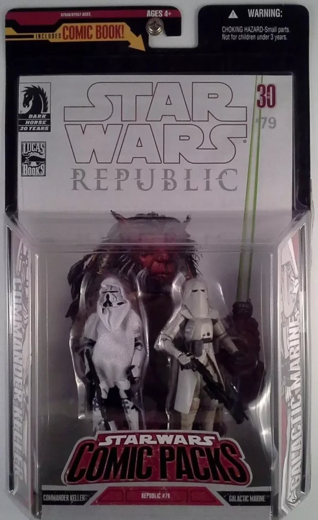 Commander Keller & Galactic Marine (White)