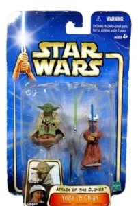 Yoda and Chian, Padawan Lightsaber Training