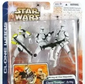 Clonetrooper Army 3-pack (With Clone Tropper Commander)