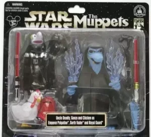 Uncle Deadly, Gonzo and Chicken as Emperor Palpatine, Darh Vader and Royal Guard