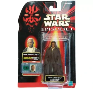 Mace Windu with Lightsaber and Jedi Cloak