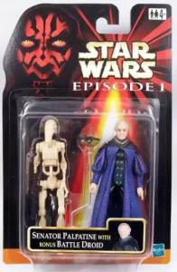 Senator Palpatine with bonus Battle Droid