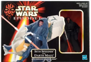 Sith Speeder and Darth Maul