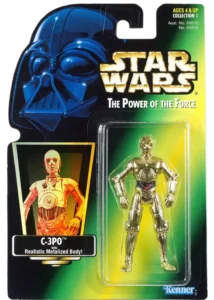 C-3PO with Realistic Metallized Body (Hologram)