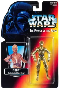 C-3PO with Realistic Metallized Body (Orange Card)