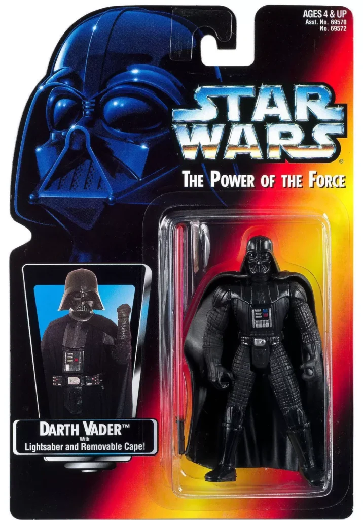 Darth Vader with Lightsaber and Removeable Cape (Orange Card)