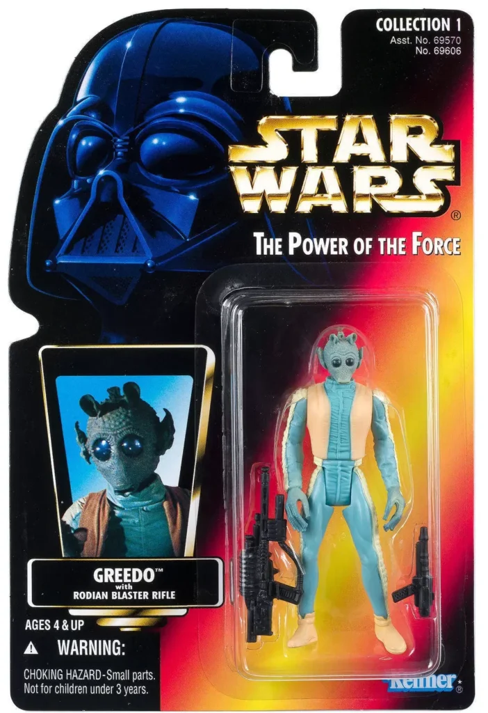 Greedo with Rodian Blaster Rifle (Orange Card)