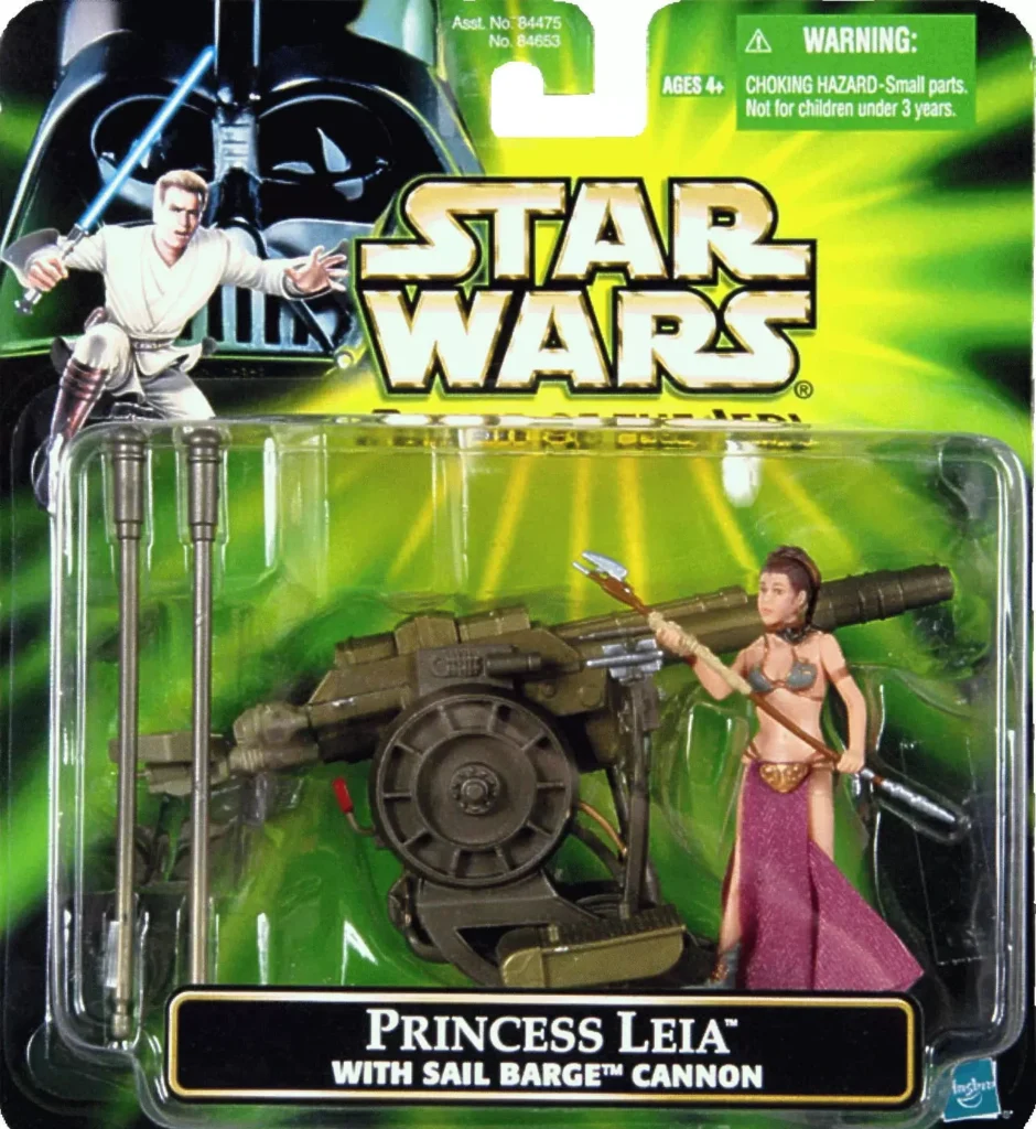 Princess Leia with Sail Barge Cannon