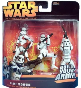 Clone Trooper Army with Clone Captain (Red)