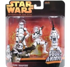 Clone Trooper Army with Clone Lieutenant (Blue)