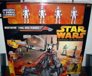 Mustafar Final Duel Playset + 6 figures