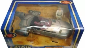 Landspeeder with Luke Skywalker