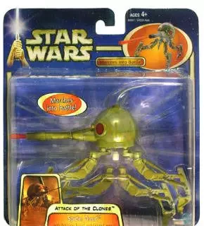 Spider Droid with Rotating Turret and Firing Cannon