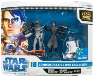 Commemorative DVD Collection – Clone Trooper, Anakin Skywalker, and R2-D2