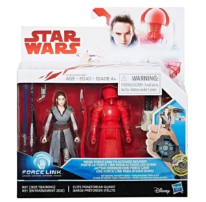 Rey (Jedi Training) & Elite Praetorian Guard – 2 Pack – Force Link