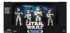 Clone Trooper – Troop Builder 4-Pack (White Battle Damaged)