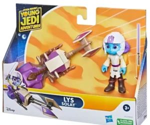 Lys Solay and Speeder Bike