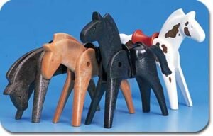 4 Horses With Saddles