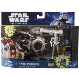 Y-Wing Scout Bomber with Clone Trooper Pilot