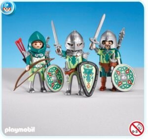 3 Green Dragon Knights