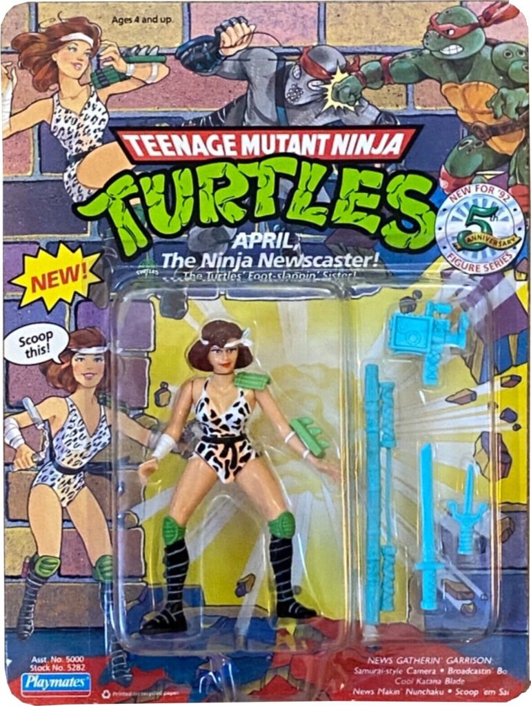 April, the Ninja Newscaster