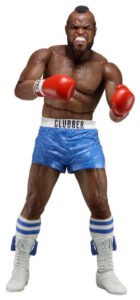 Clubber Lang, blue shorts
