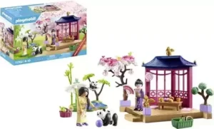 Asian Garden with Panda