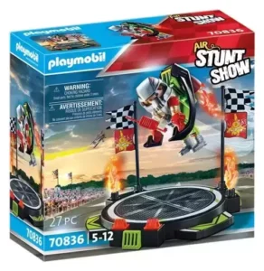 Air Stunt Show Stuntman with Jetpack
