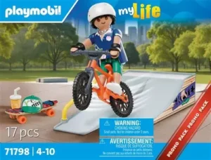Skateboarder with Ramp