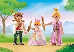 Royal couple and child