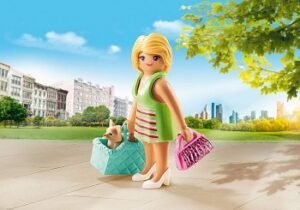 Woman with Chihuahua