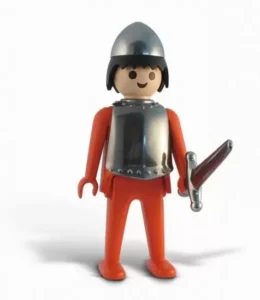 Red knight with sword