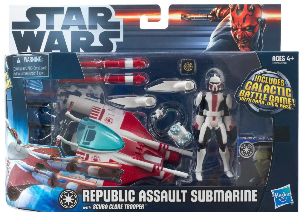Republic Assault Submarine With Scuba Clone Trooper