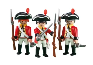 3 redcoat soldiers