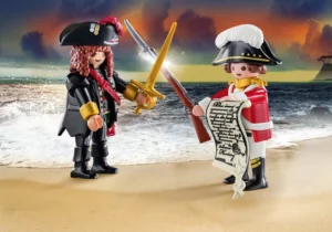 Duo Pirate Captain & Redcoat