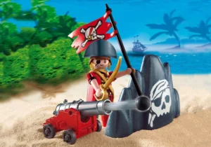 pirate with cannon