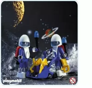 2 Astronauts with Cart