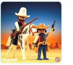 2 Cowboys and horse