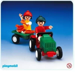 Children With Tractor