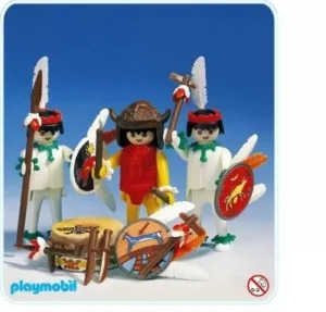 Medicine Man and Warriors
