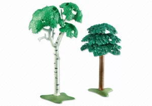 2 trees