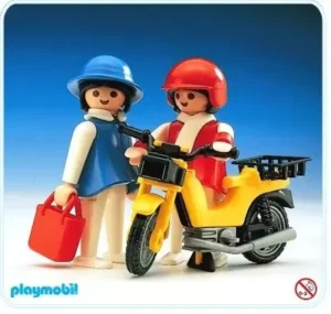 Ladies With Moped