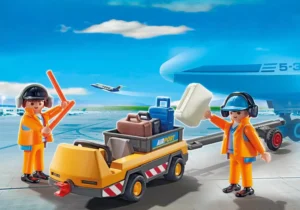 Aircraft Tug with Ground Crew