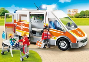Ambulance with Lights and Sound