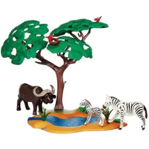 Buffalo with Zebras