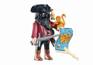 Pirate Captain with Map