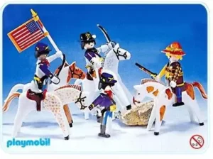 US Cavalry with 5 Horses