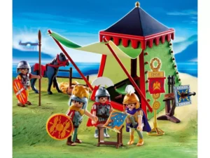 Roman soldiers and tent