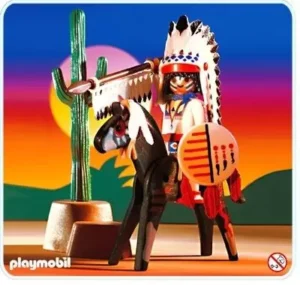 Mounted Indian Warrior